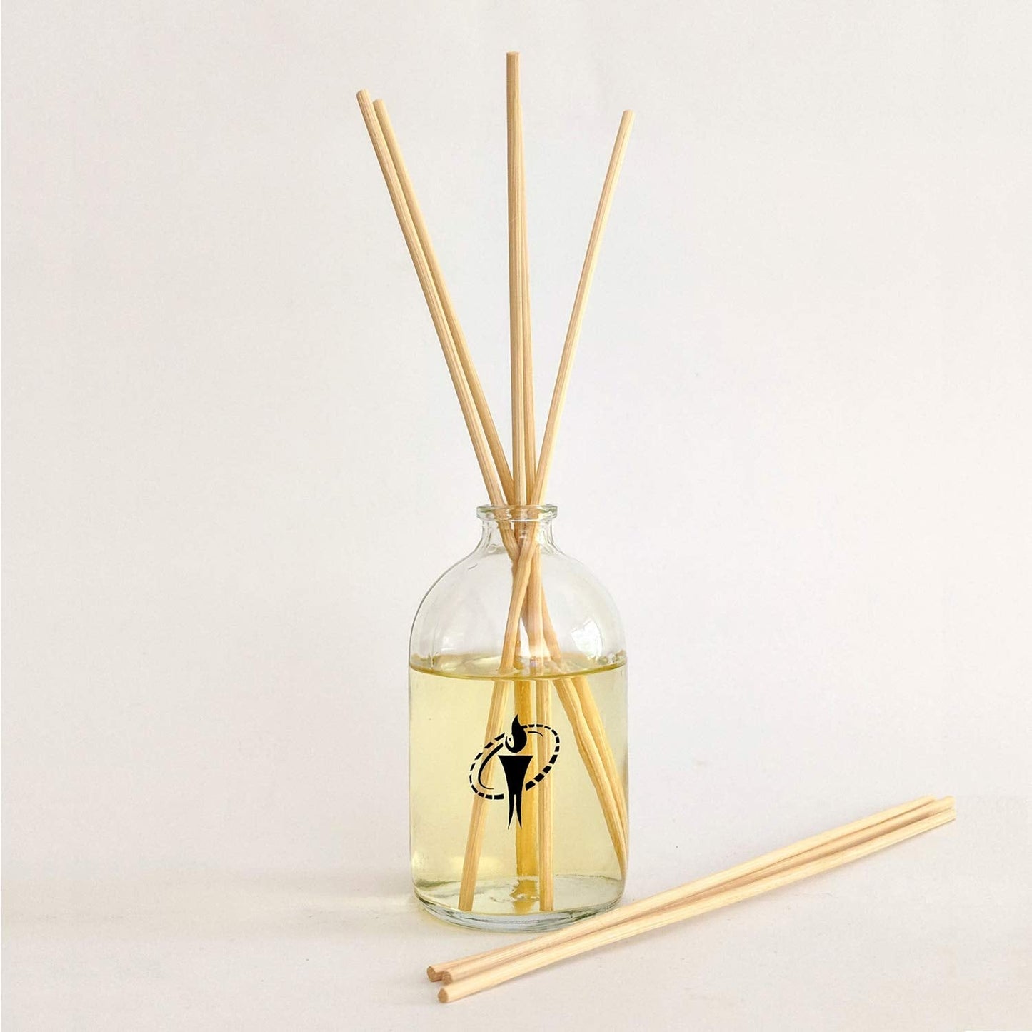 Glass Bottle Reed Diffuser with Lavender Aroma Oil - GR1