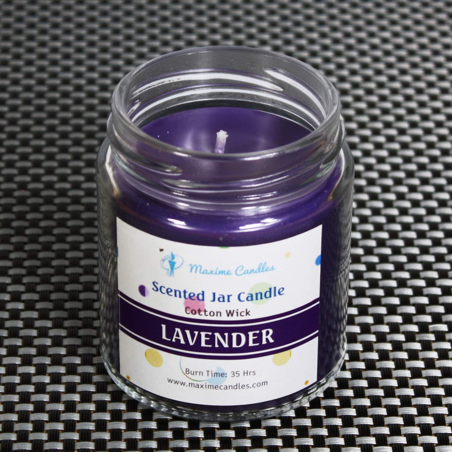 Lavender Fragranced Glass Jar Scented Candle